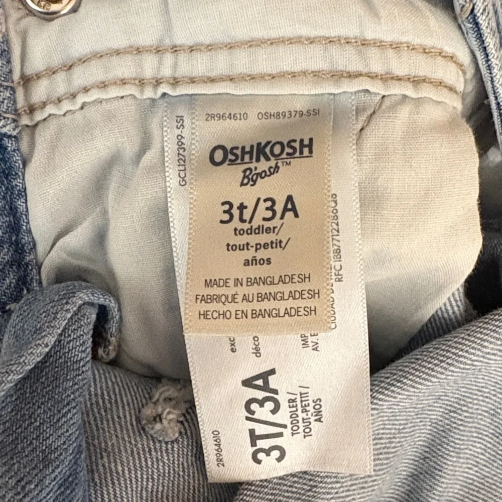 OshKosh B'gosh Blue Denim Overalls with Heart